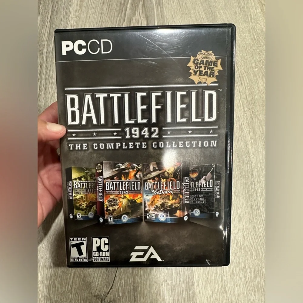 D2 Battlefield 1942 The Complete Collection PC 2005 8 Discs with Manual CD-ROM